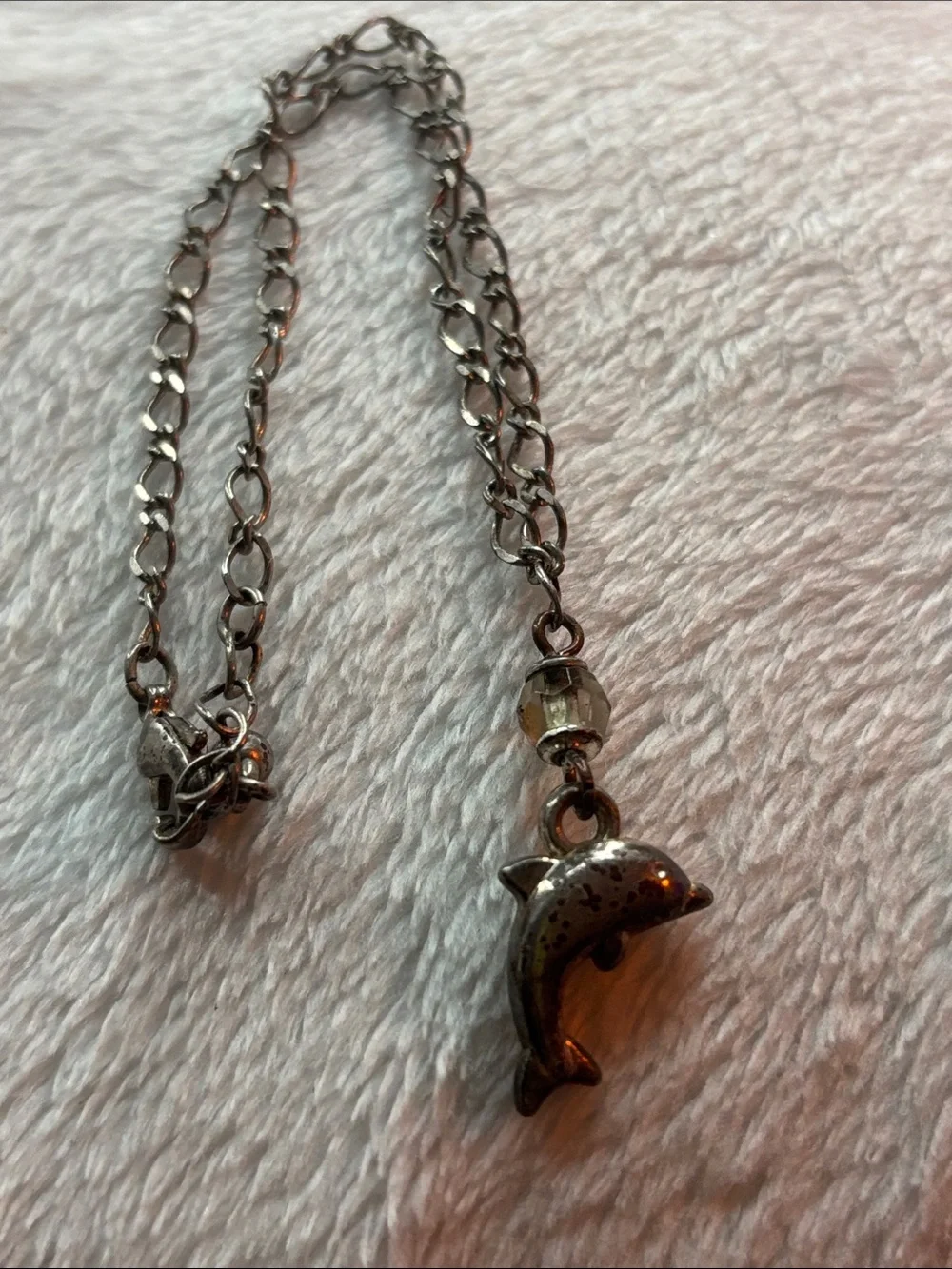 Silver Dolphin Pendant anklet - Women Jewelry